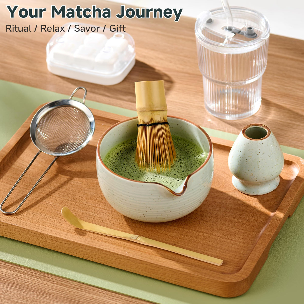 Matcha Whisk Set of 2 (Bamboo / matcha whisk)