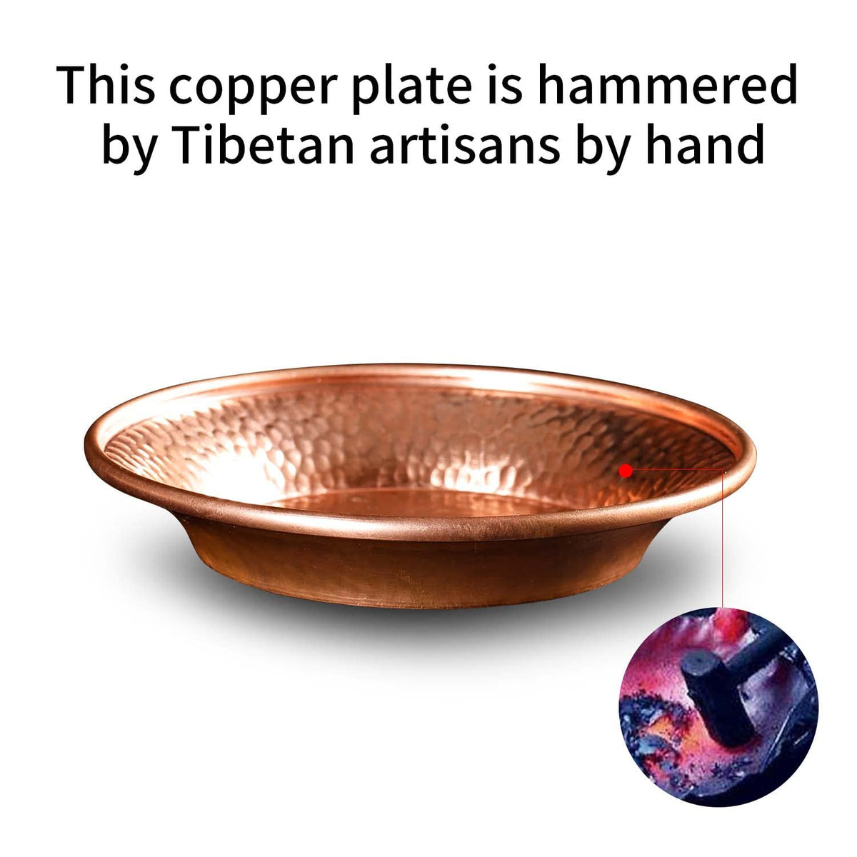 4.5”Copper Decorative Bowl Hand (4.5 Inch)