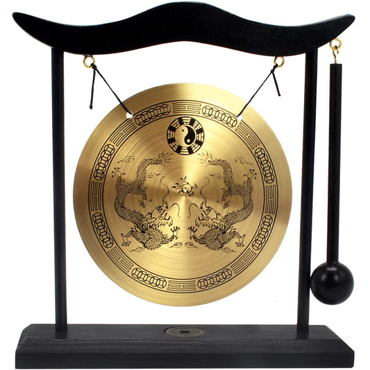 Zen Art Brass Feng Shui Desktop Gong H1303 (H1303)