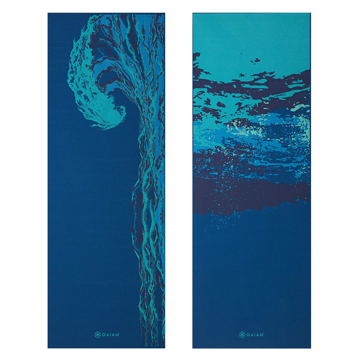 Reversible Yoga Mat (Peaceful Waters)