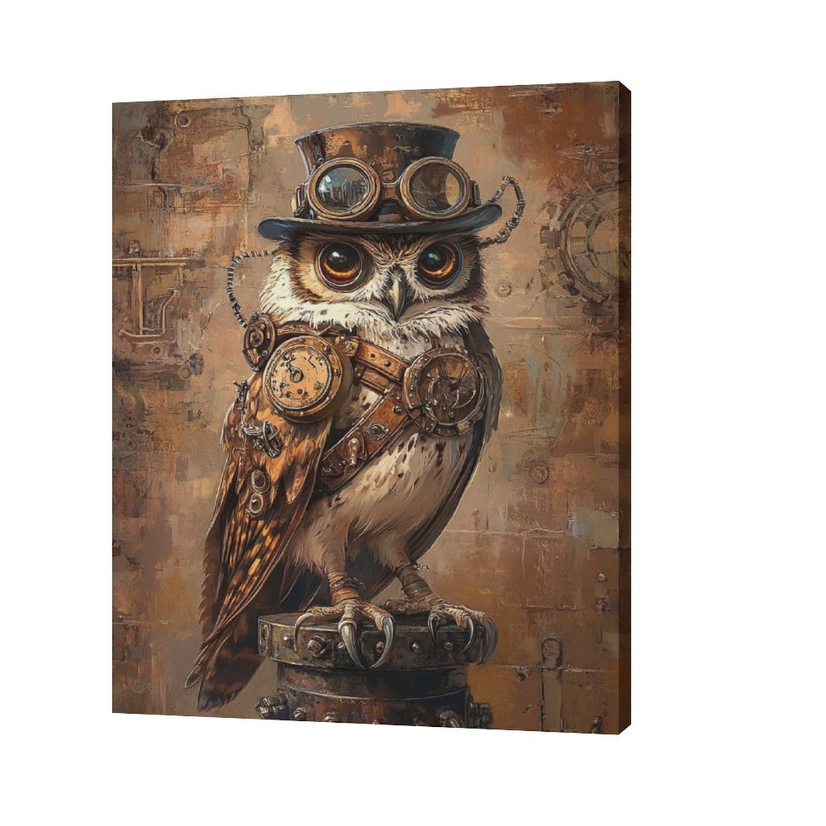 Steampunk Wall Art (20"L x 16"W / Steampunk Owl)