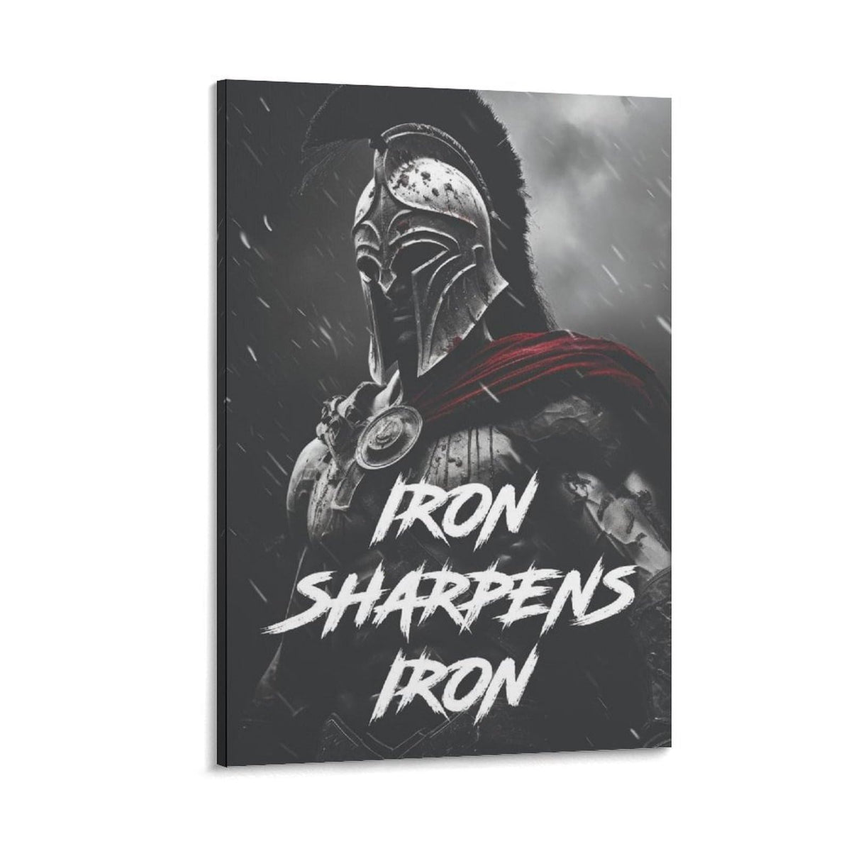 I Am A Spartan Gym Motivation Canvas Printing Wall Art Prints Wall Decor Posters Red Black Obstacle Race Warrior Fitness Industrial Home Gym Garage Office Decor 08x12inch (style-36 / 08x12inch(20x30cm) Frame)