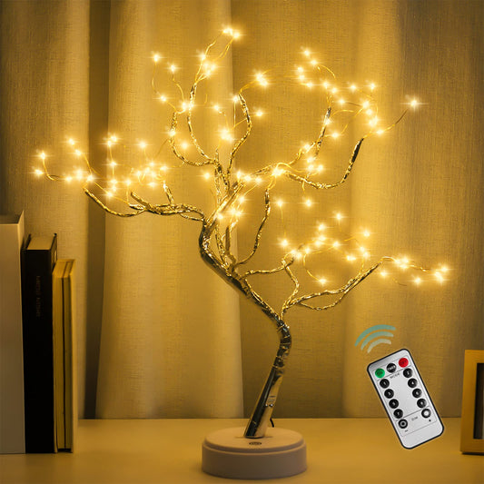 108 LED Sparkly Fairy Tree Lamp (Warm White-White / 1 x 20 in)