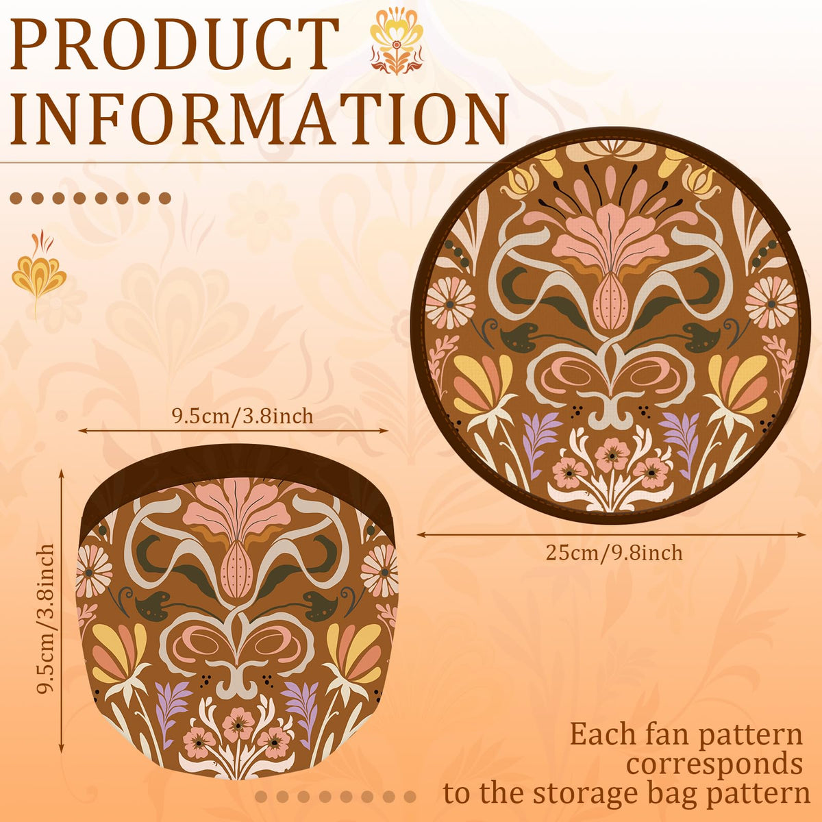 24 Pcs Dawn Dusk Foldable Flying Disc Fans (Dawn Dusk)