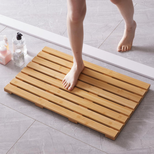 Bath Mat for Shower (Natural / 27.5" x 17" (Rectangular))