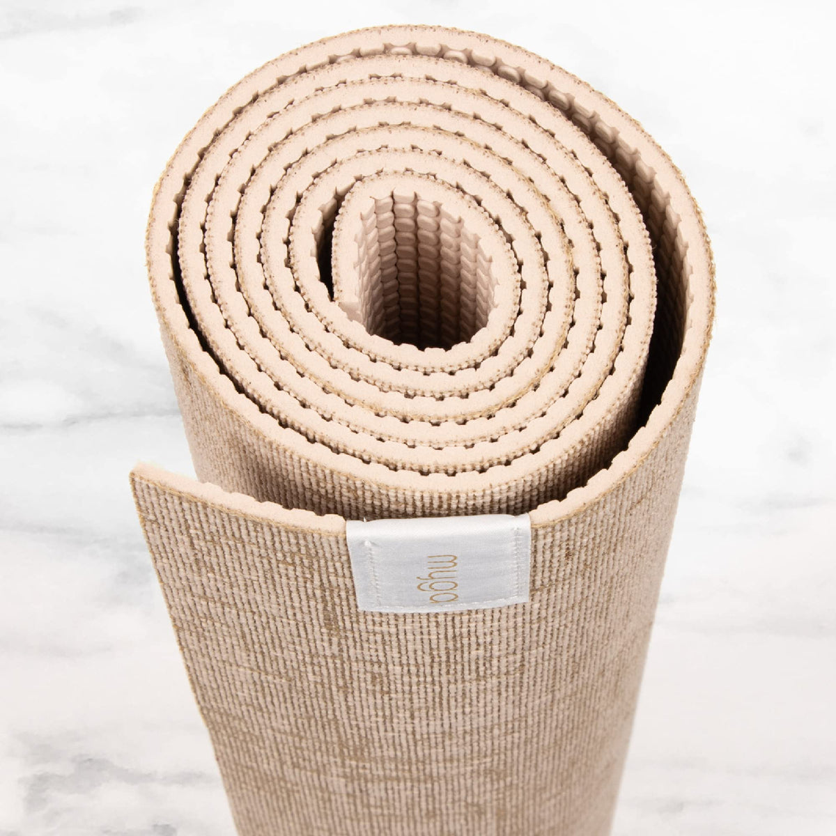 Jute Yoga Mat (White)