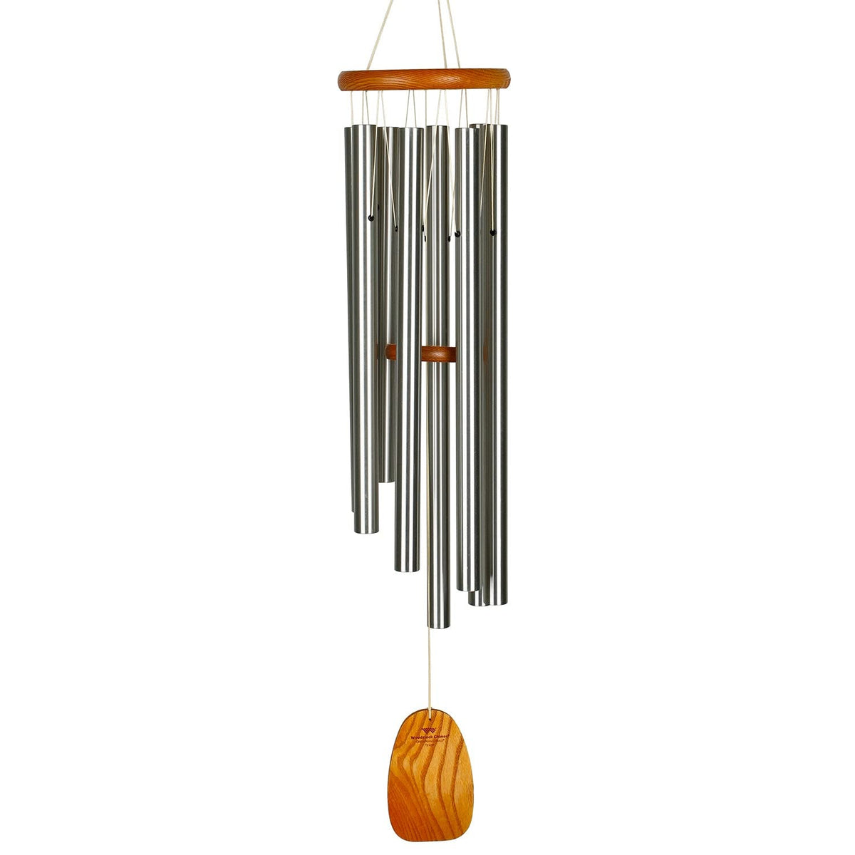 Woodstock Wind Chimes for Outside (Silver / 39")