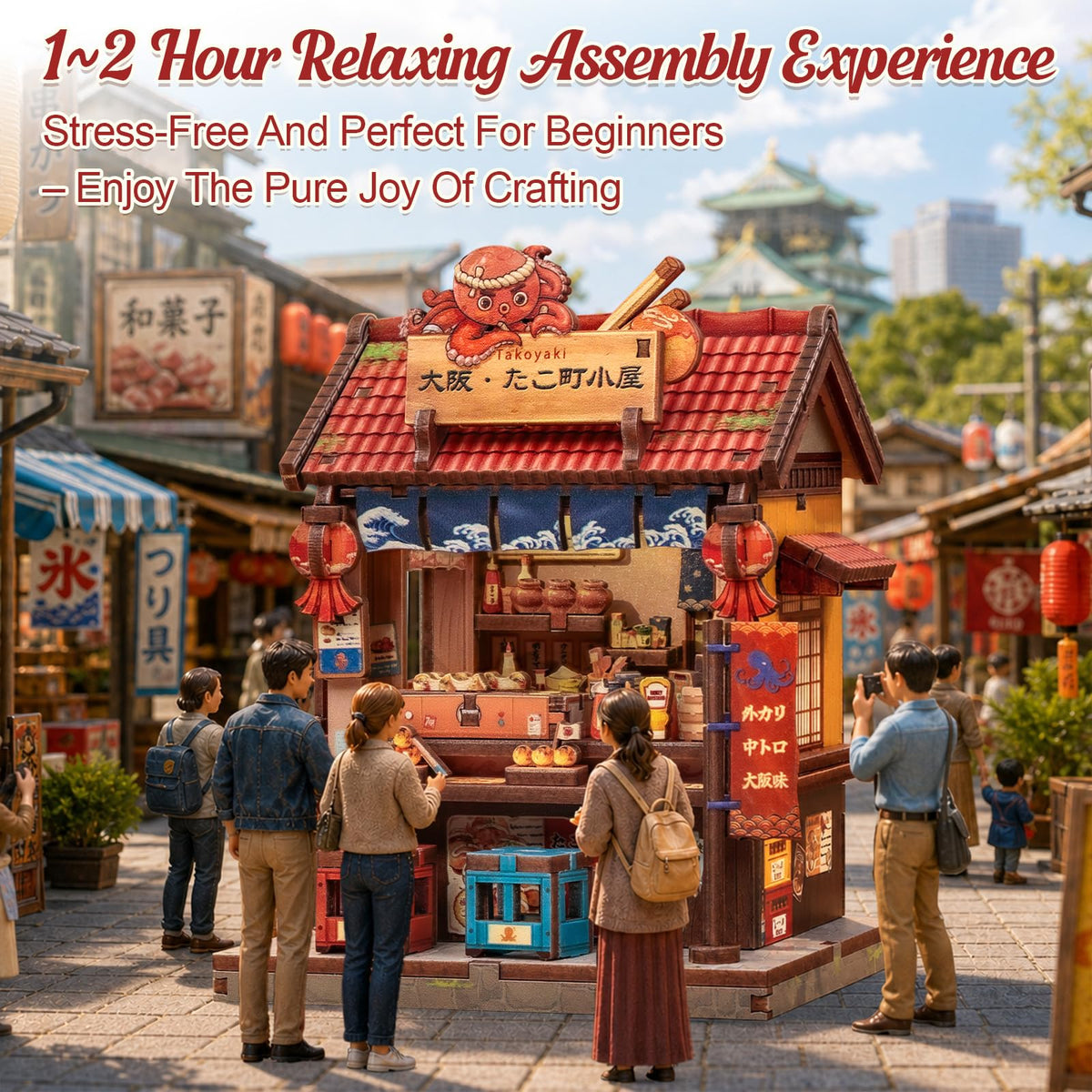 DIY Miniature House Kit (Osaka Takoyaki)