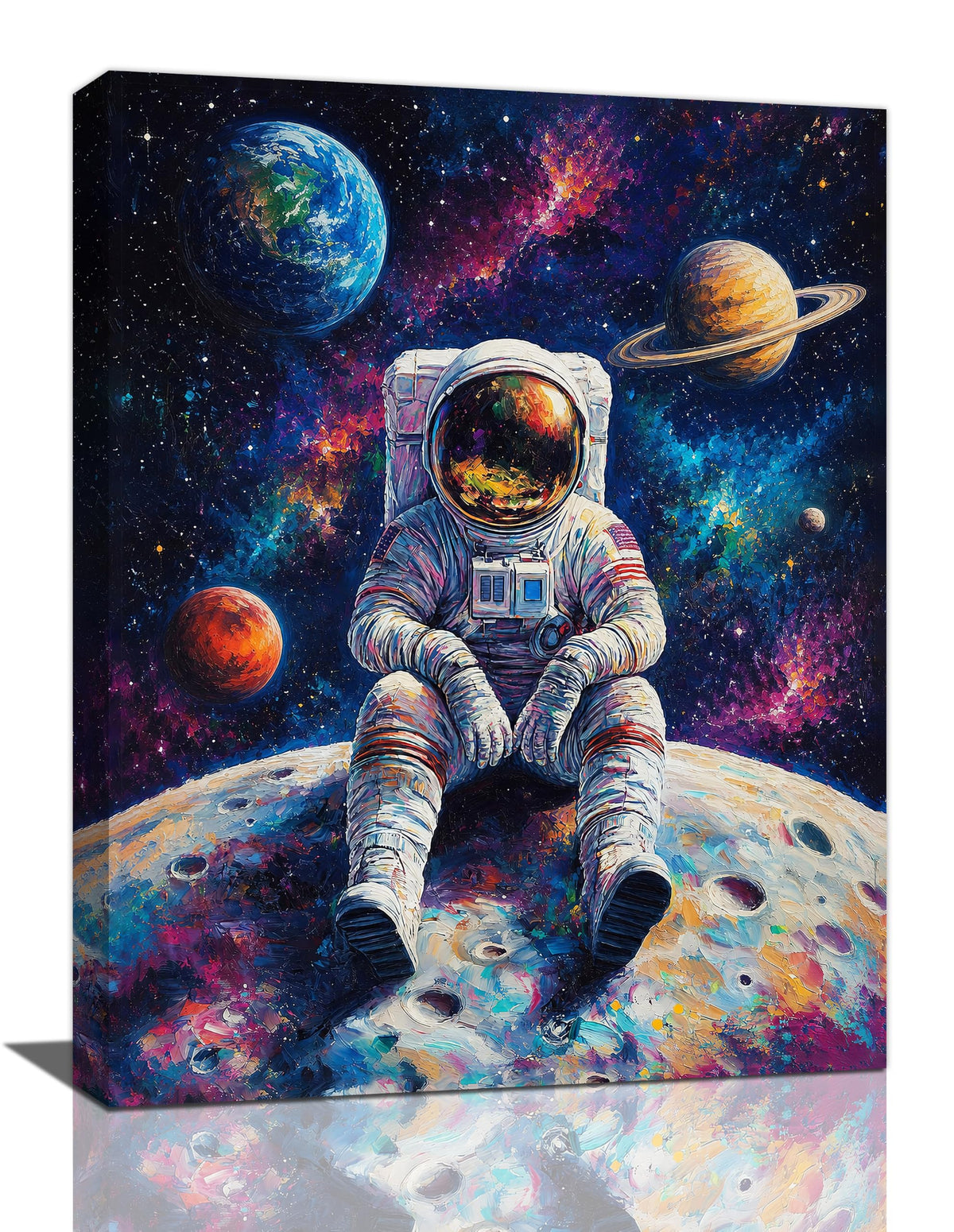 Astronaut Wall Art (Astronaut 1 / 12L" x 16W")
