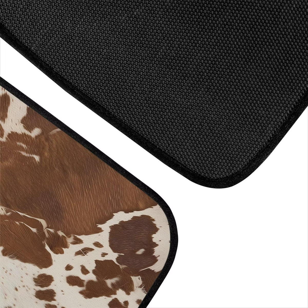Brown Cow Auto Floor Mats Rubber Car Floor Mats Non Slip Foot Pads for Cars Automotive Carpet Mat Protector Universal Auto Vehicle SUV Van Vehicle Truck (Brown Cow)