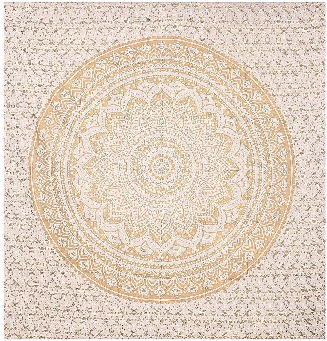 Ombre Wall Hanging Bohemian Tapestry (Gold / 90"L x 85"W)