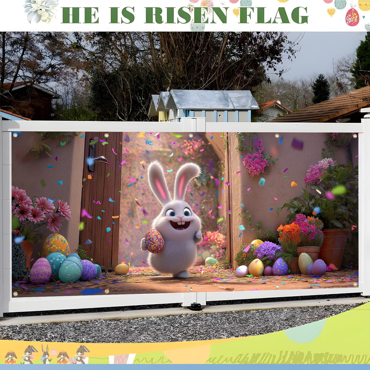6x13 feet 157x71 inches (Dancing Rabbit)