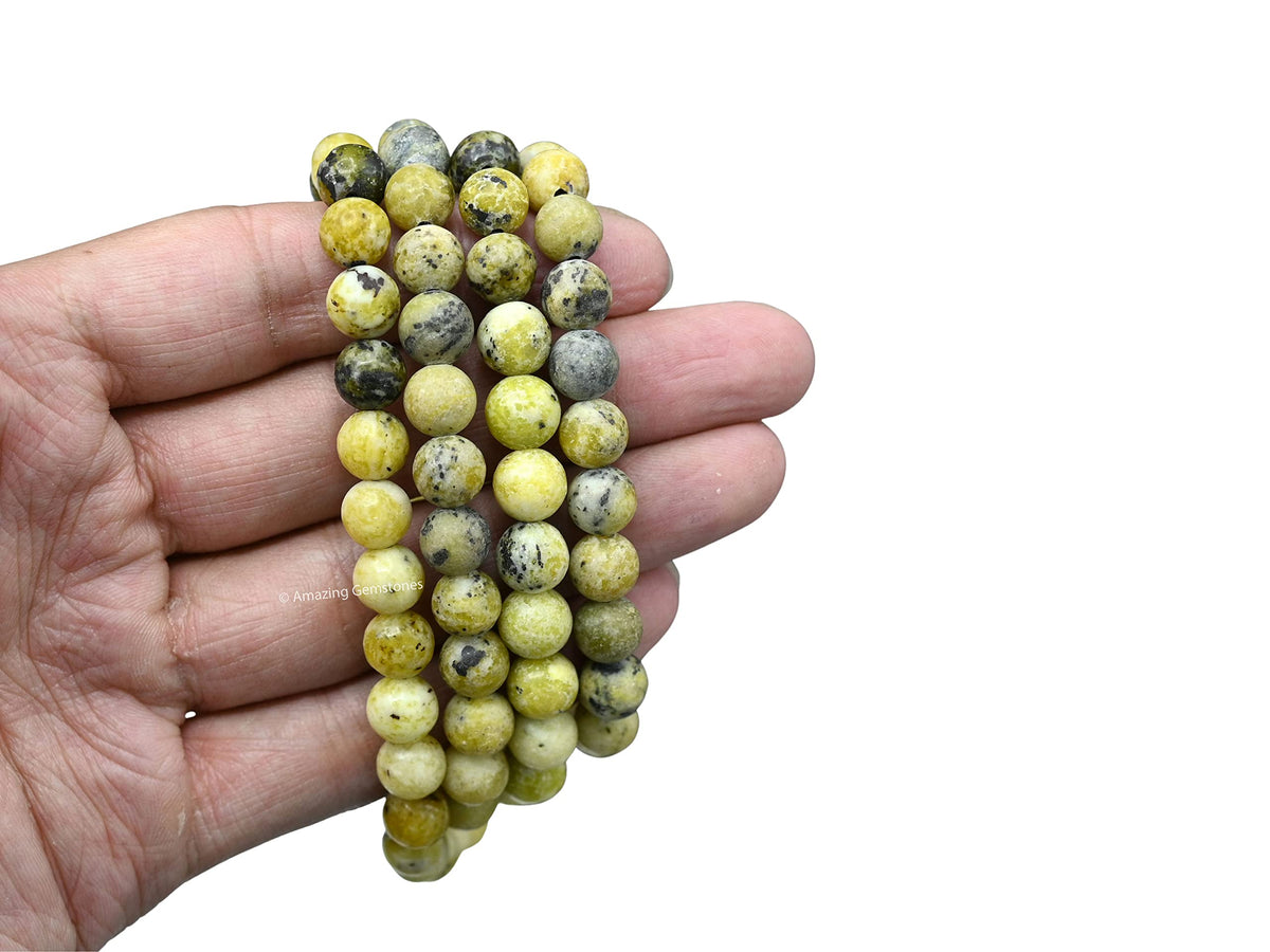 Serpentine Mala Beads (Serpentine / Plain)