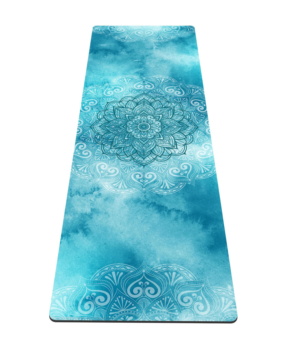 Yoga Mat Print Extra Thick TPE Non Slip Fitness Exercise Mat with Carrying Bag (ManTuoLuo3)