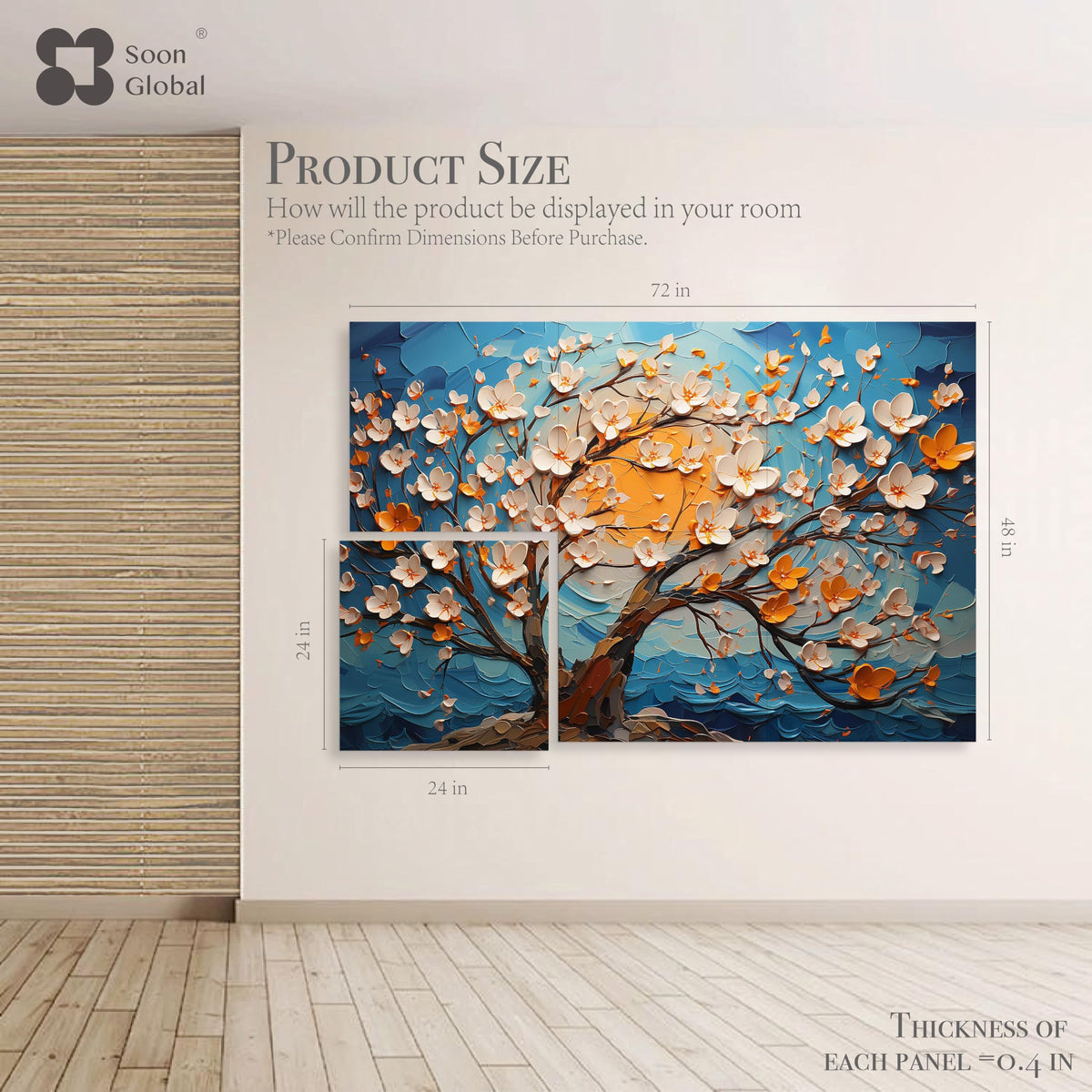 Acoustic Wall Panels (72 X 48 Inches / Canvas)
