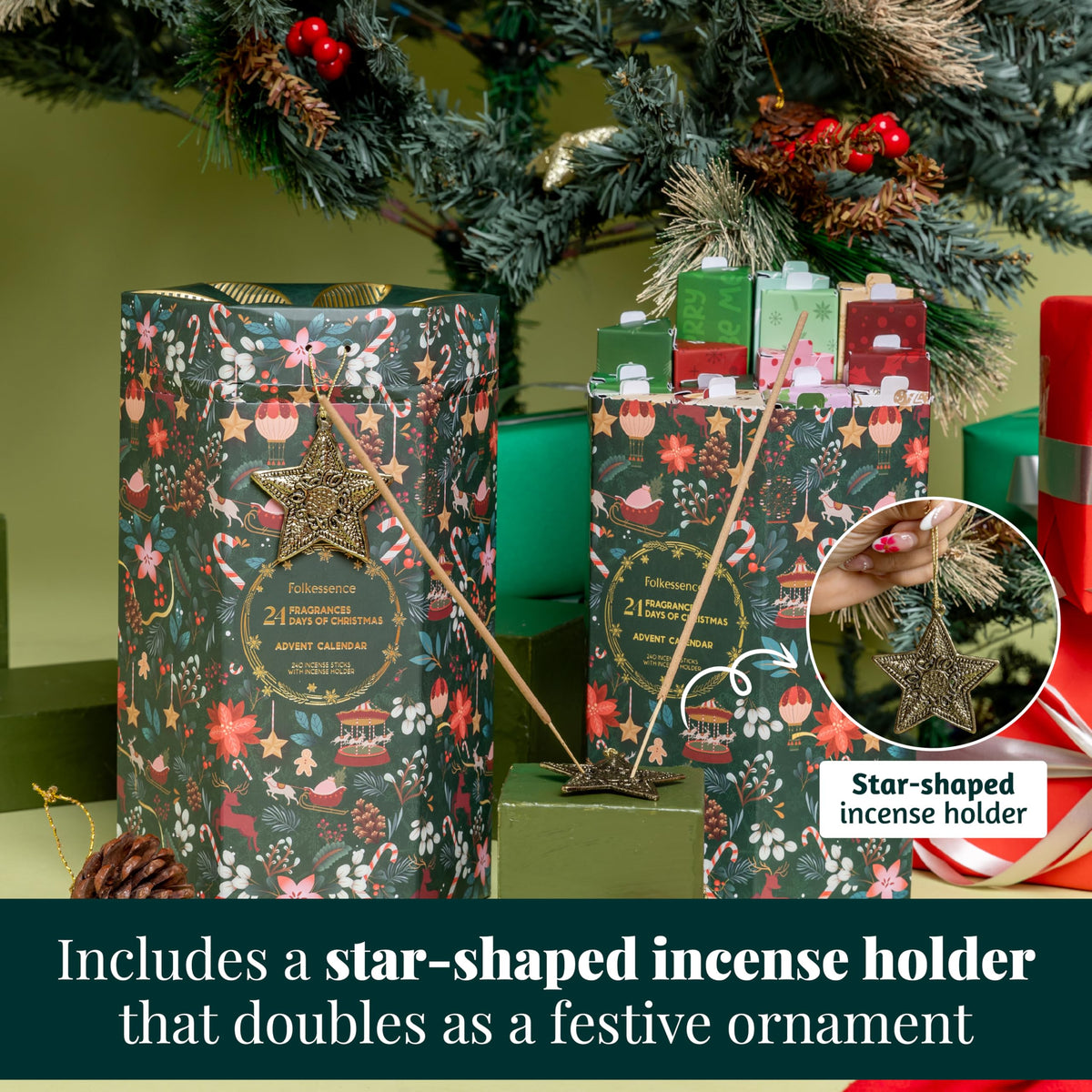 Premium Incense Advent Calender 2026 (Pack of 240)