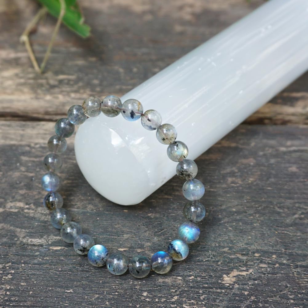 8MM Labradorite Bracelet for Women Men (8mm Labradorite Bracelet)