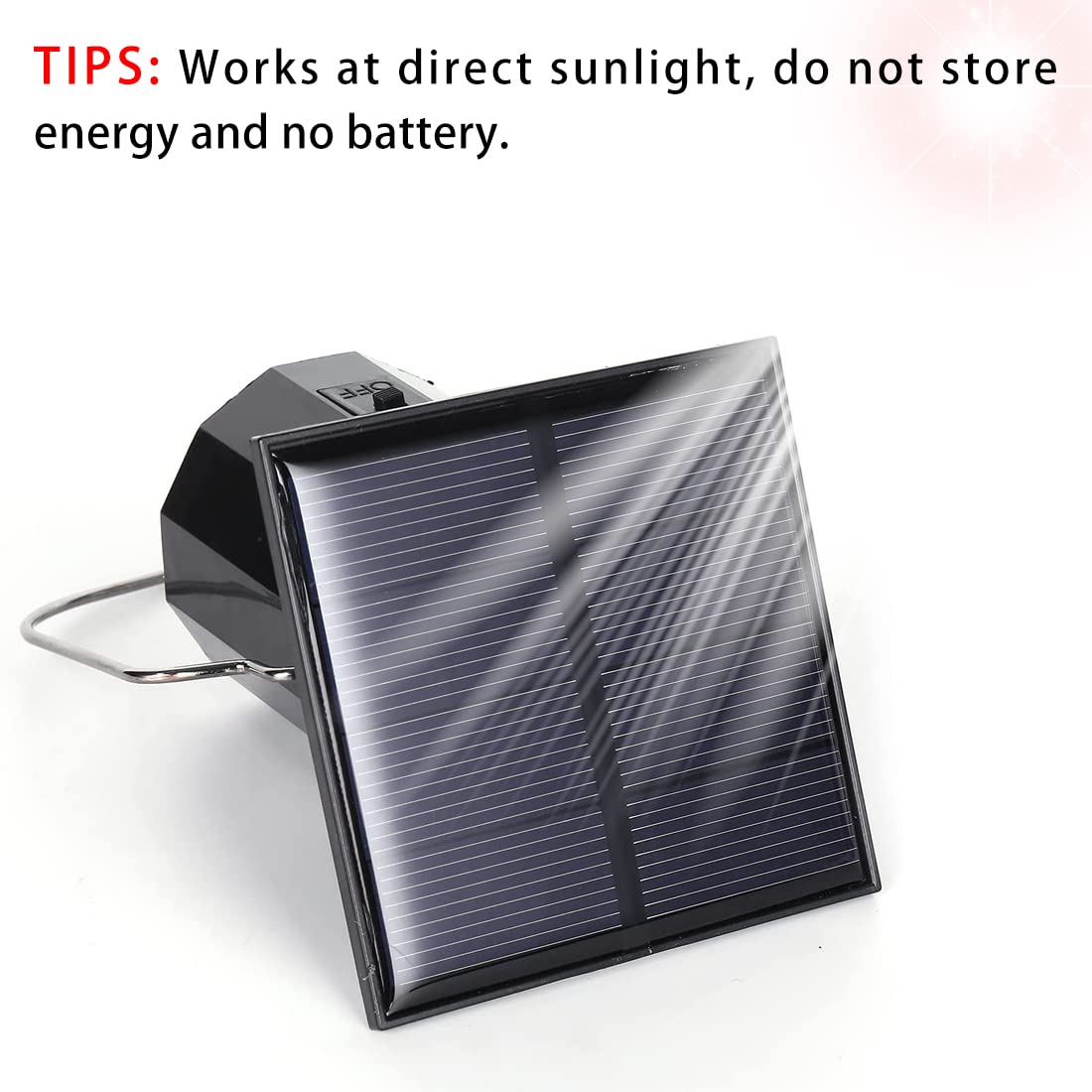 Solar Powered Wind Spinner Motor (Dark Black / Solar Motor)