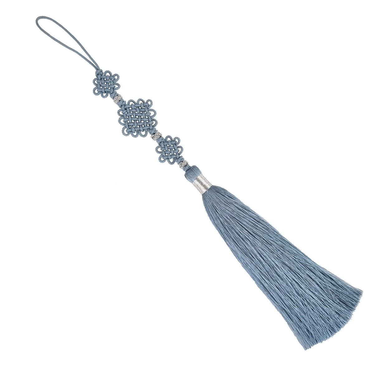 Three Knot Korean Norigae (Blue)