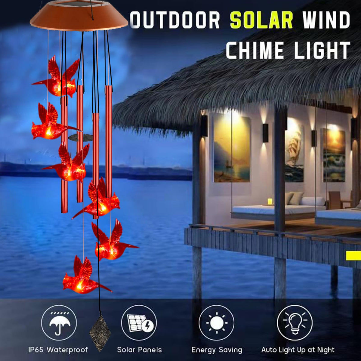 Cardinal Wind Chimes