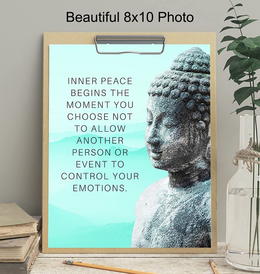 Buddhism Buddha Statue Art Print (8"L x 10"W / Unframed)