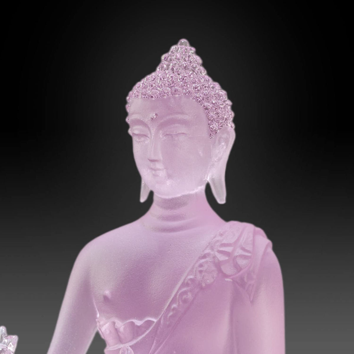Tibetan Medicine Buddha Statue (Purple)