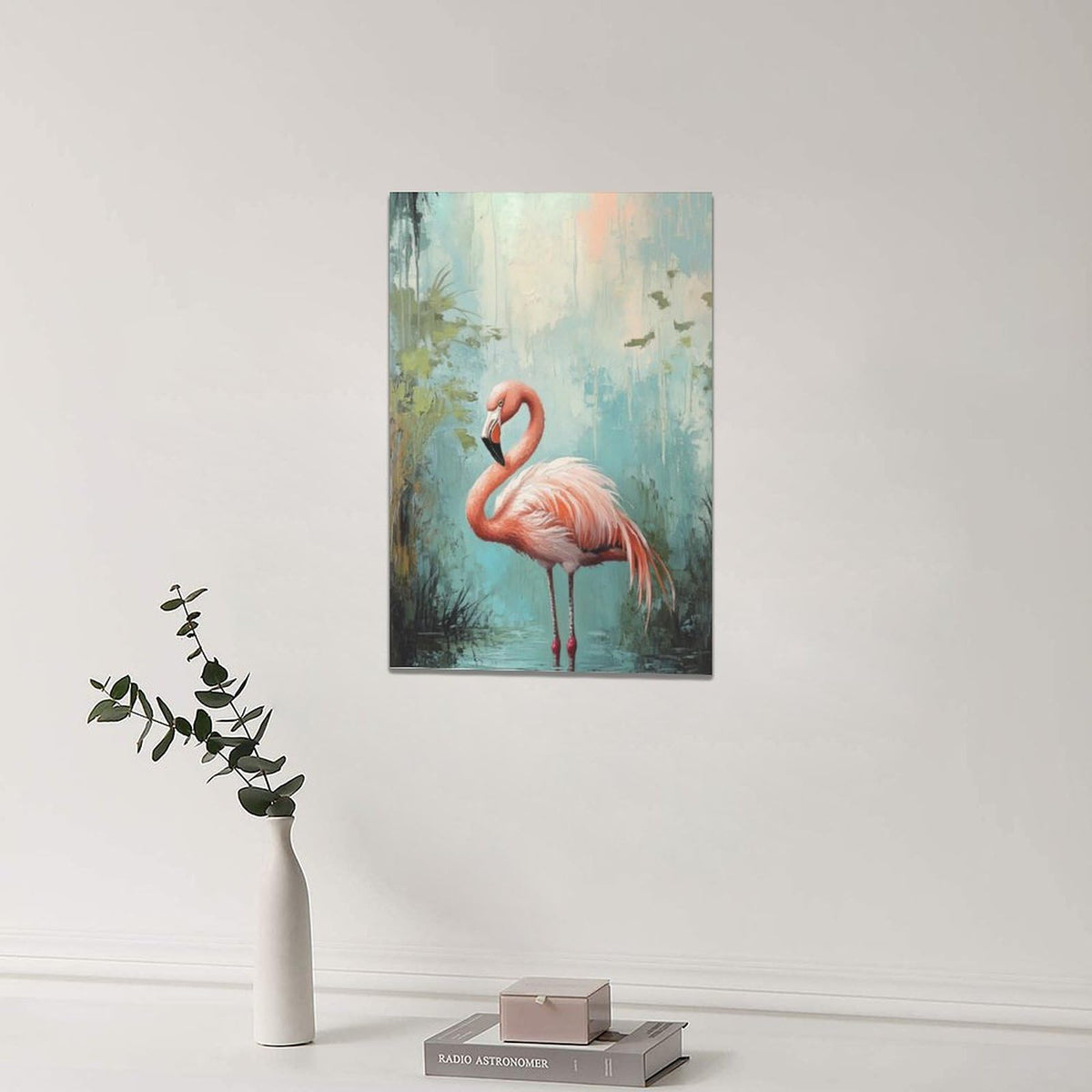 Flamingo Wall Art (24"L x 16"W / Flamingo)