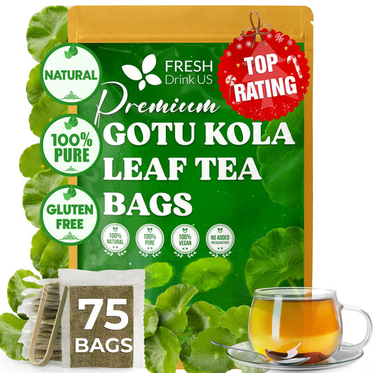Premium Gotu Kola Leaf Tea (75 Tea Bags)