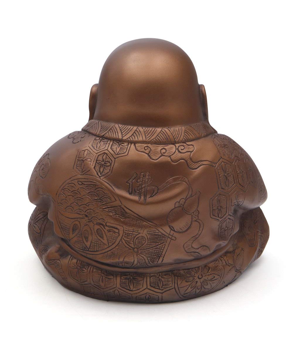 Majestic and Cheerful Happy Buddha (Bronze)