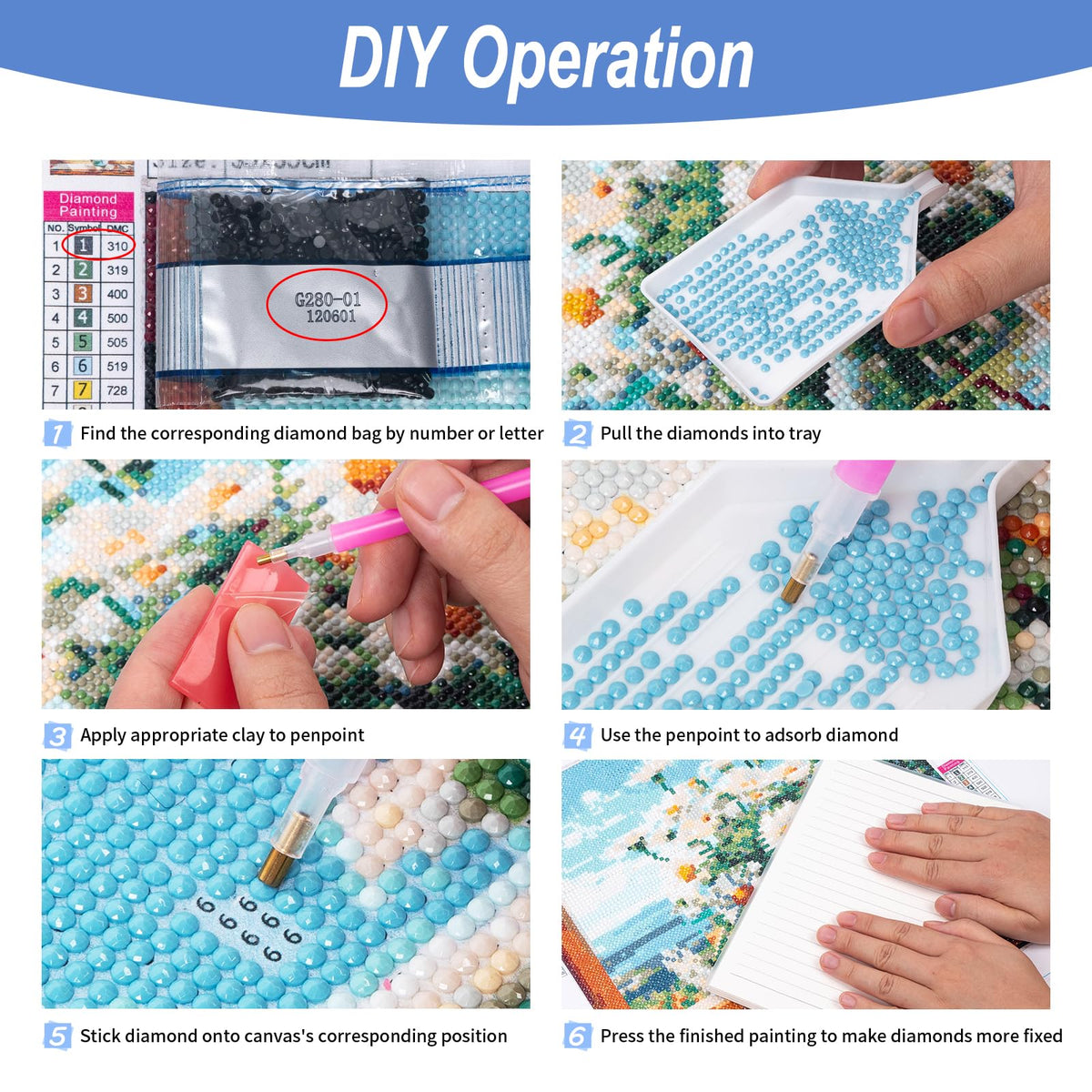 Diamond Art Kits for Adults (LBDP1P19)