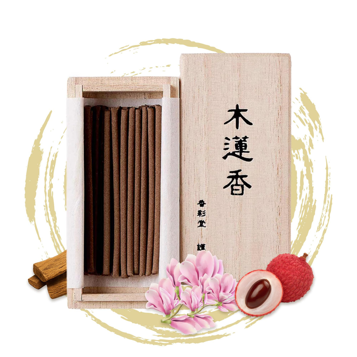 Hasegawa Japanese Smokeless Incense Sticks (Magnolia Bloom)