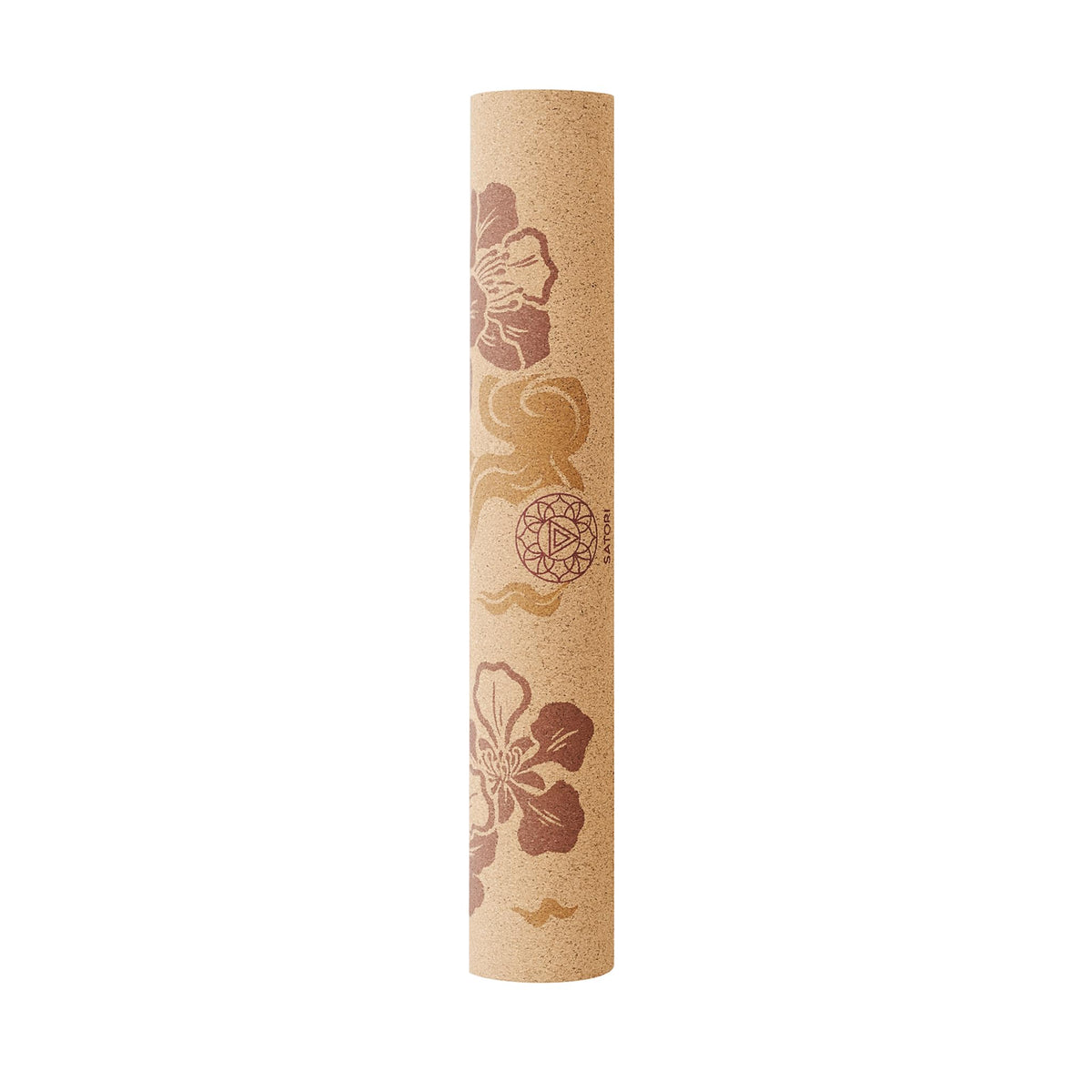 Cork Yoga Mat with Natural Rubber Base (Phoenix / 80 x 26 x 6 mm)