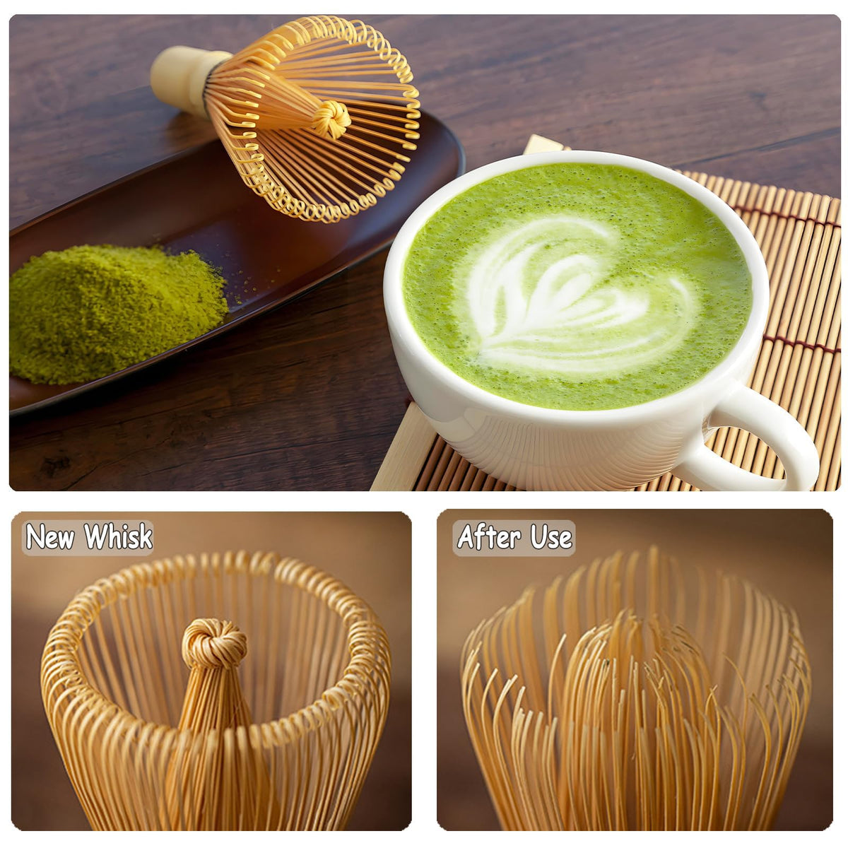 Matcha Whisk Set (set of 3 - A)