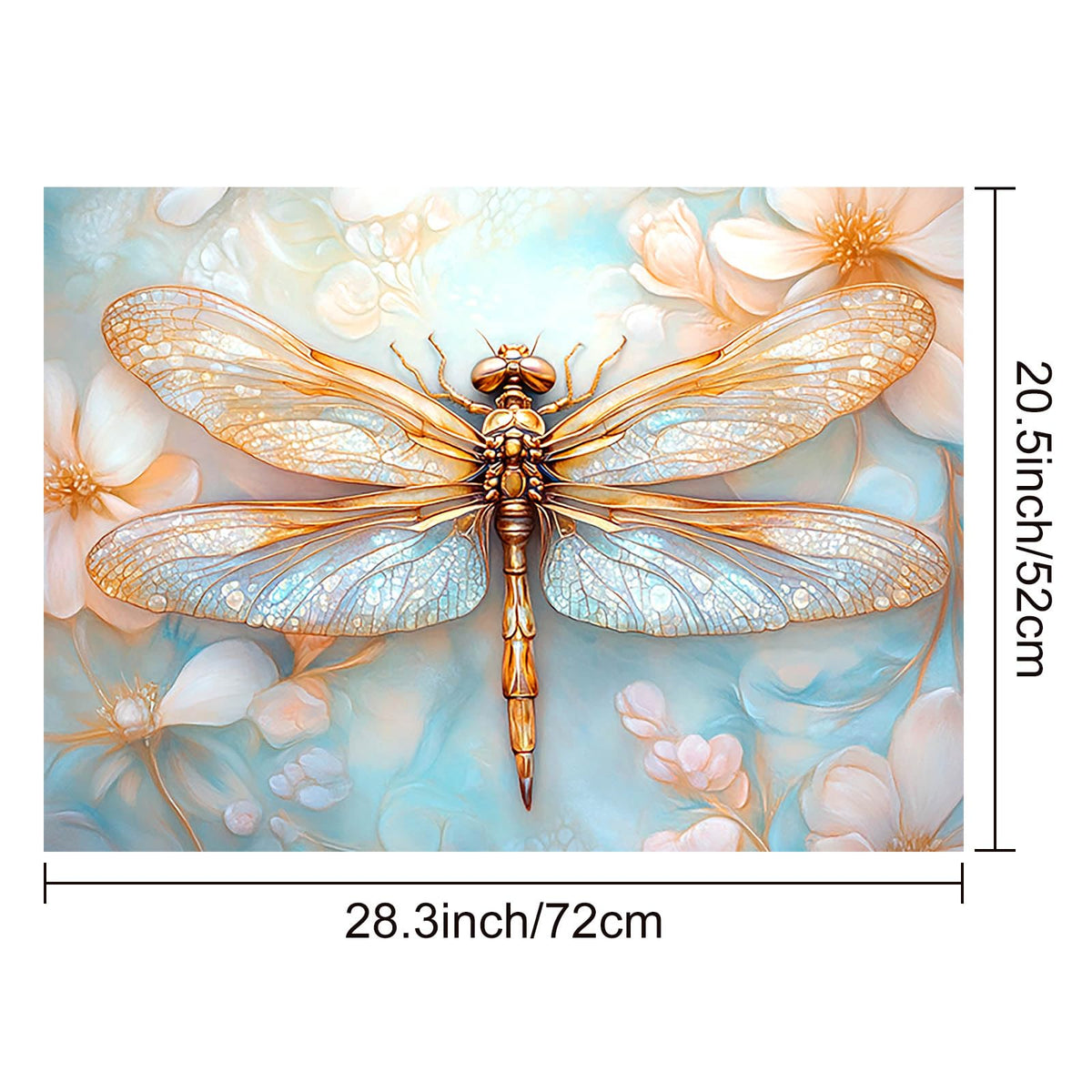 Dragonfly Stove Top Cover 28x20 Diatomite Heat Resistant Mat