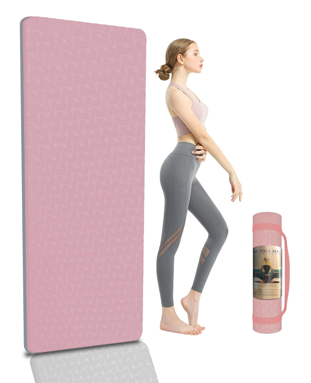 Yoga Mat 1 3" (Pink)
