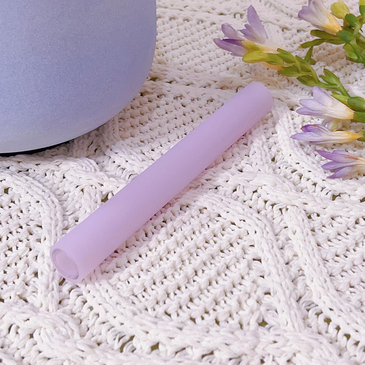 Singing Bowl Mallet Purple Acrylic Rubber Striker Mallet for Playing Quartz Crystal Singing Bowl with Bundle Pocket (Purple)