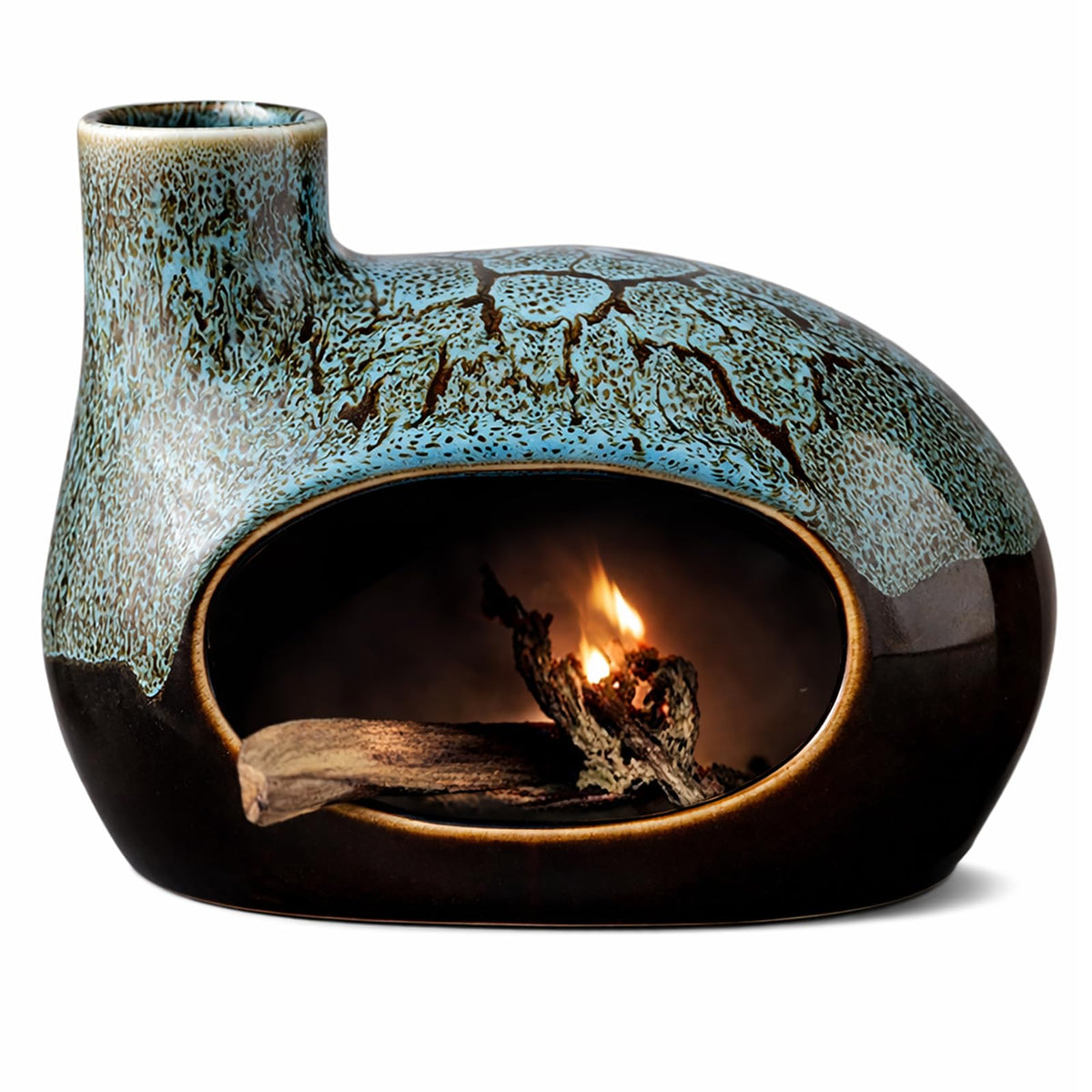 Handcrafted Ceramic Palo Santo Holder (Viridis)
