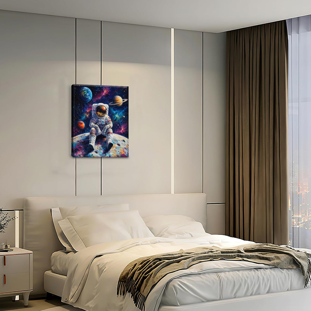 Astronaut Wall Art (Astronaut 1 / 20L" x 24W")