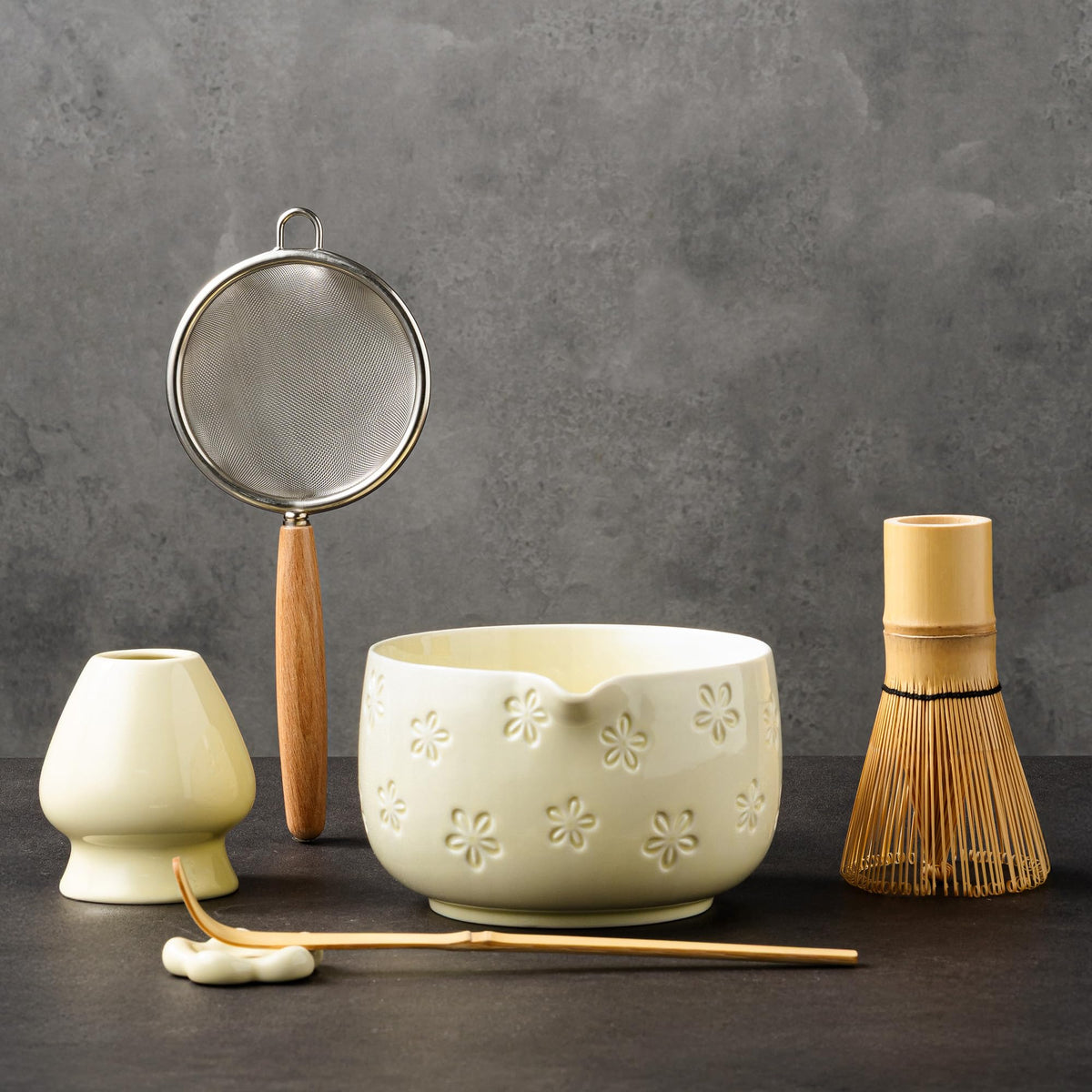 Matcha Whisk Set (Beige)