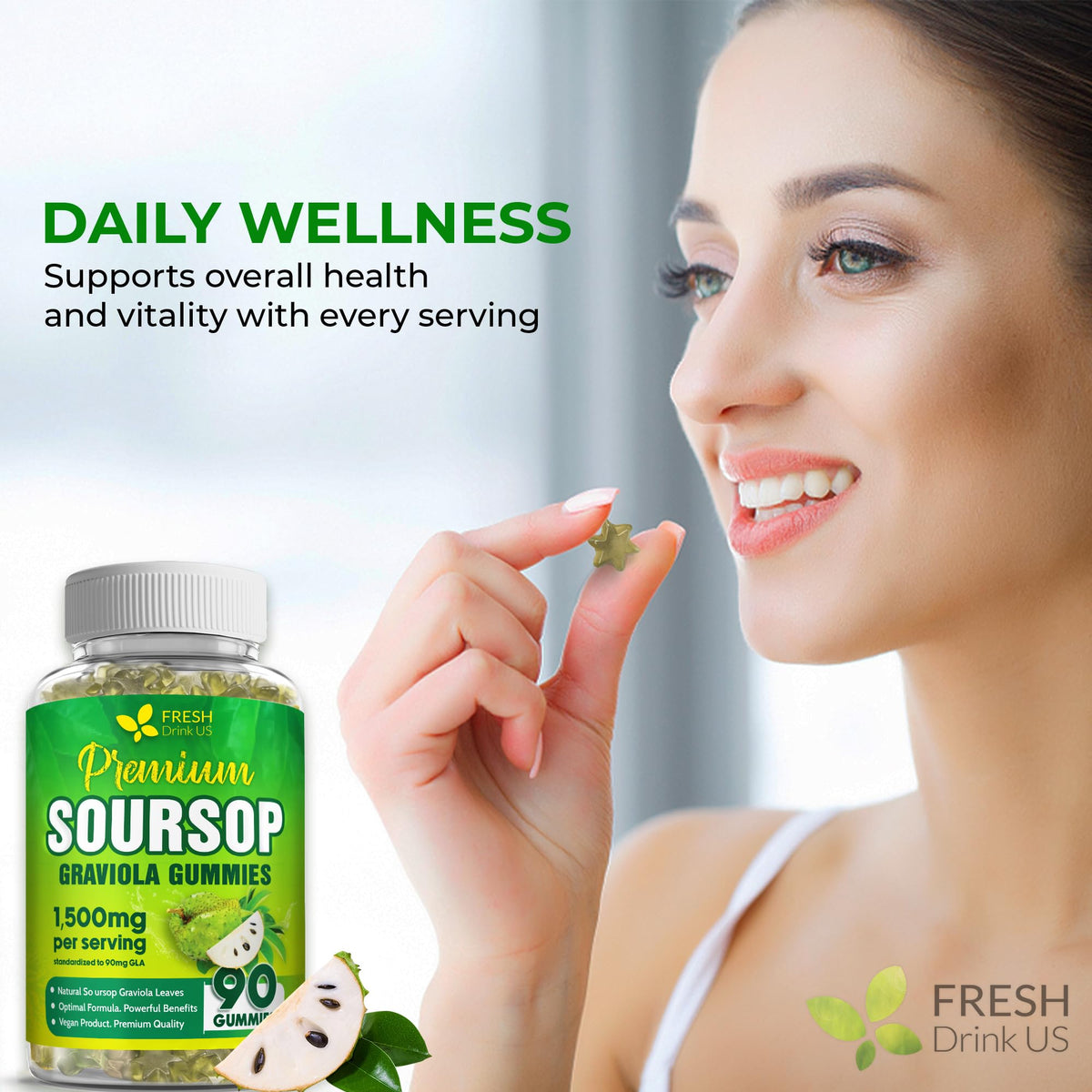 90 Max Strength Soursop (90 Count (Pack of 1))
