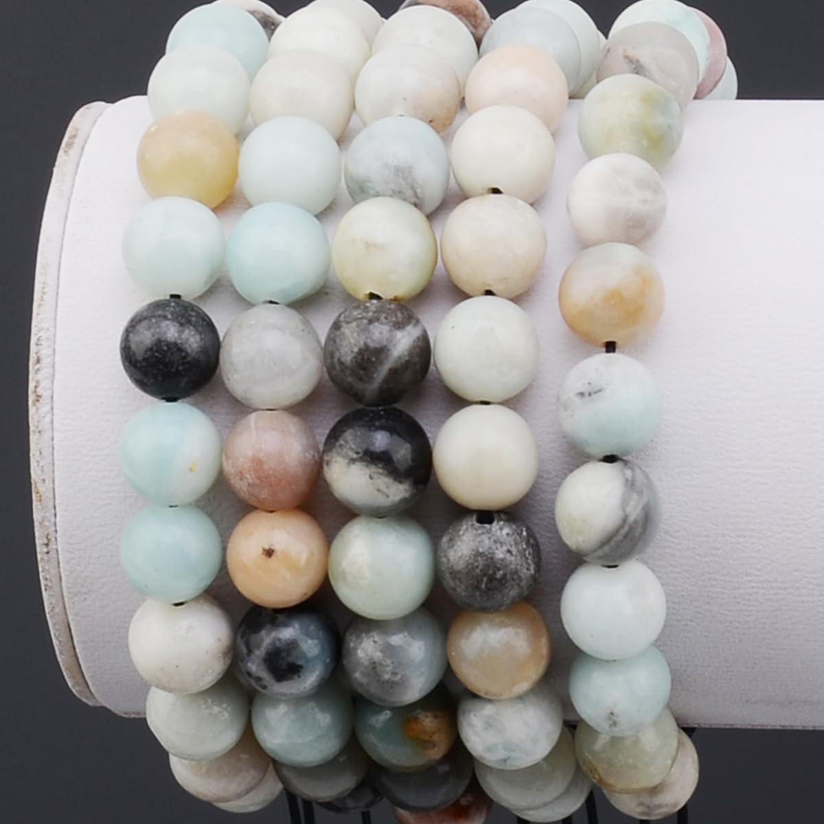 Natural Multi (Multi-Color Amazonite / 6mm)