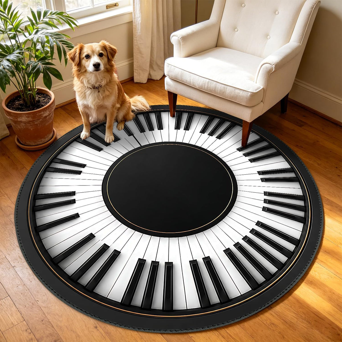 Round Area Rug 4ft (28 / 4' (Round))