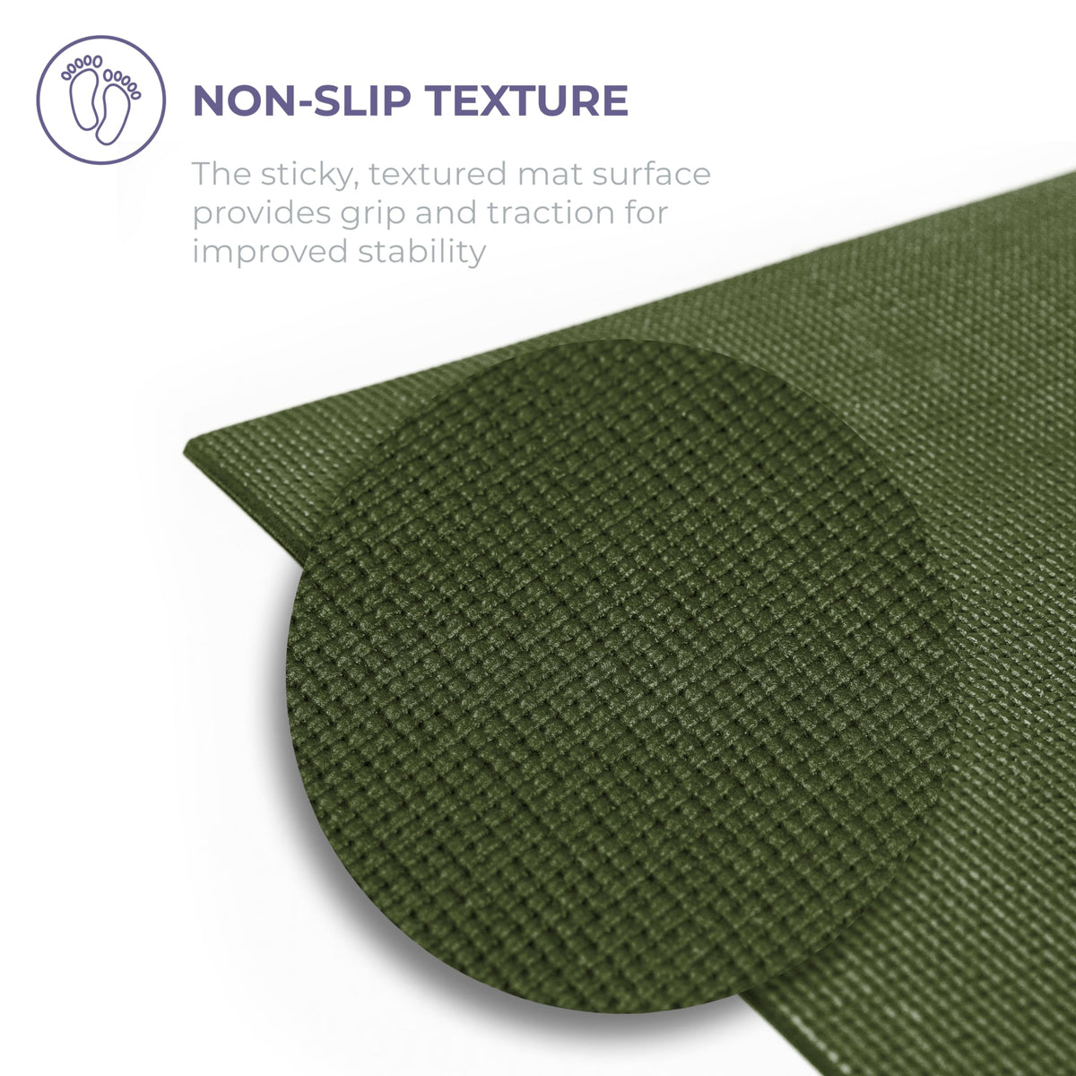 Voyage 5mm Studio Yoga Mats (Olive Green)