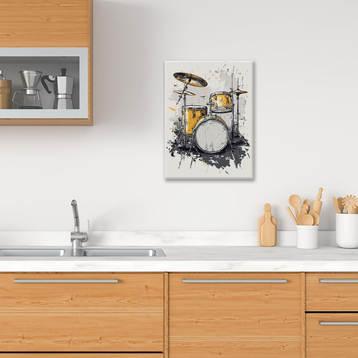 Music Wall Art (24"L x 20"W / Drum)