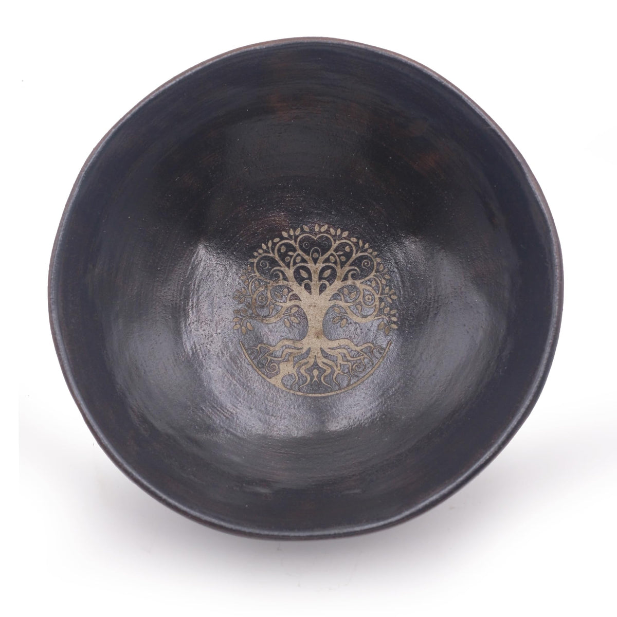 Prayer Offering Ritual Bowl Plate Great for Use Candles Tray Religious Spiritual Gifts （Black Tree Life） (Black Tree Life)