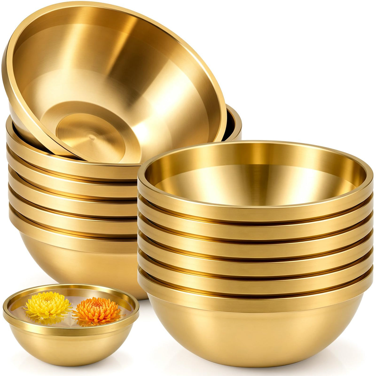 Diwali Pure Brass Bowl Navratri Return Gift (2.4 Inch)