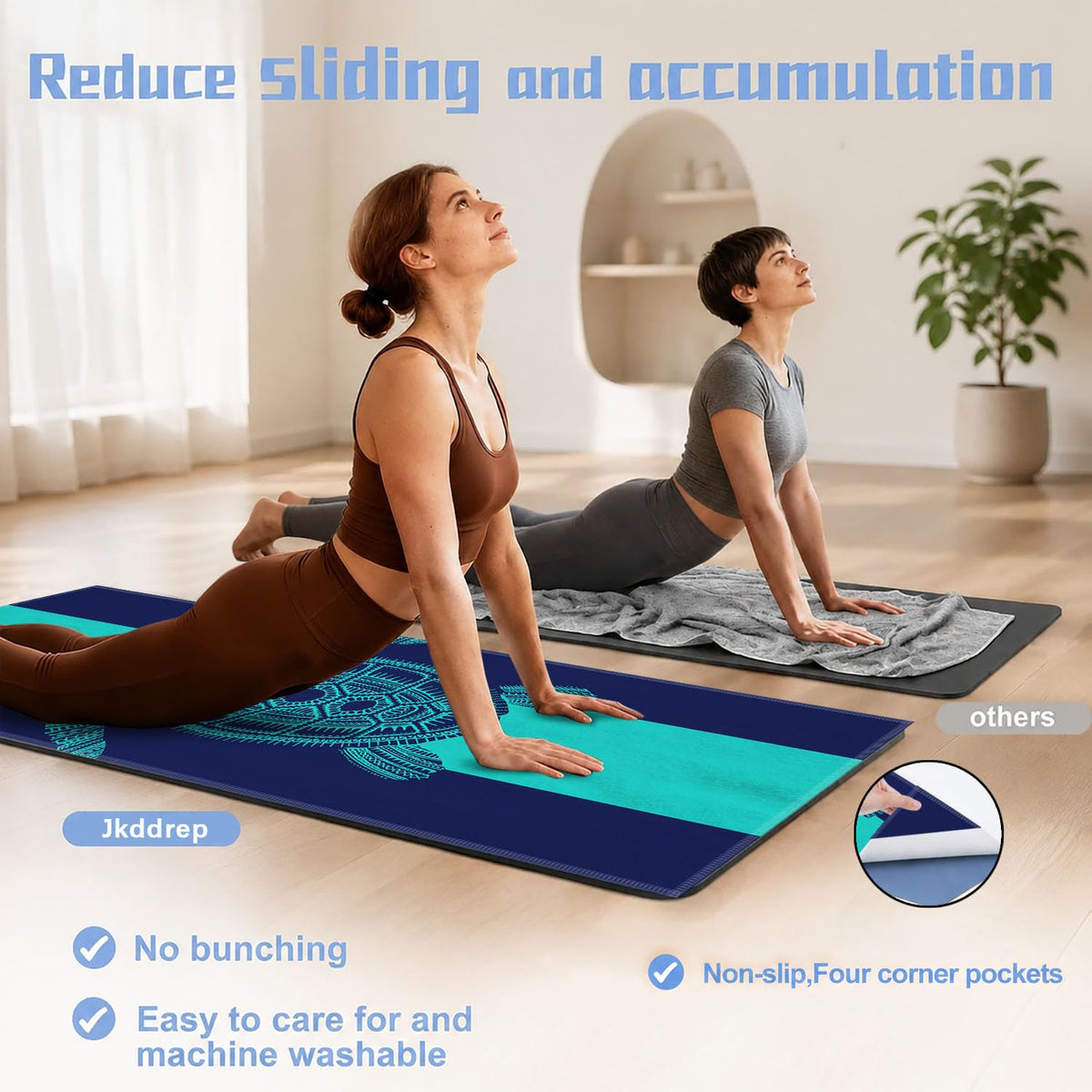 Yoga Mat Towel (Sea Turtle-01 / Small)