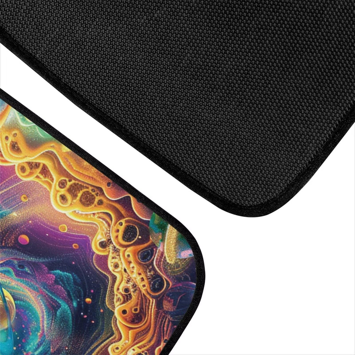 Galaxy Print Car Rubber Floor Mats 4 Piece Automotive Floor Mats Front Car Foot Pads Cars Carpet Mat Protector Non (Galaxy Print)