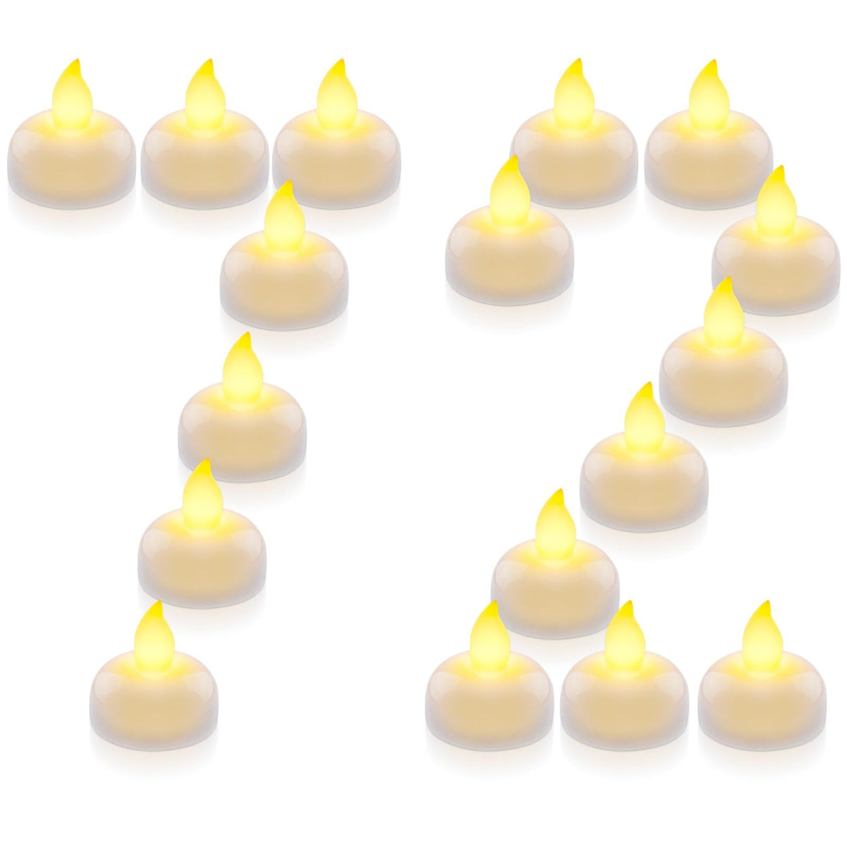 Flameless Floating Candles (Warm White (72Pack))
