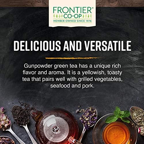 Organic Gunpowder Green Tea Leaves (16 Ounce (Pack of 1))
